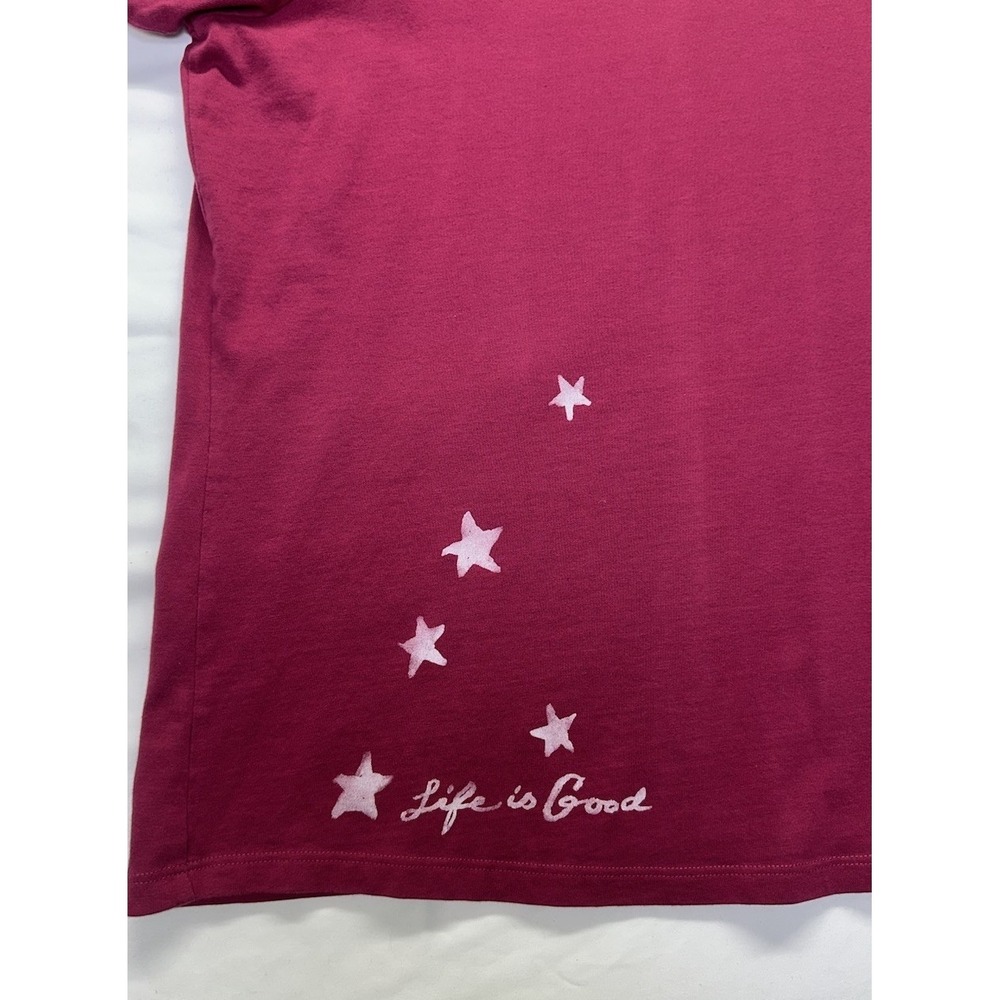Life Is Good Women's  XXXL Crusher Tee  Stars Print Classic Fit  Short Sleeve - Picture 9 of 9